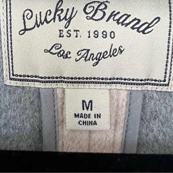 Lucky Brand Wool Colorblock Jacket size medium - Picture 9 of 11